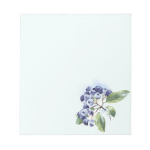 Blueberries Notepad