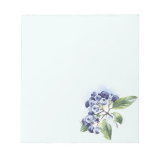Blueberries Notepad