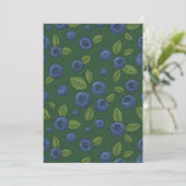Blueberries on dark green (Standing Front)