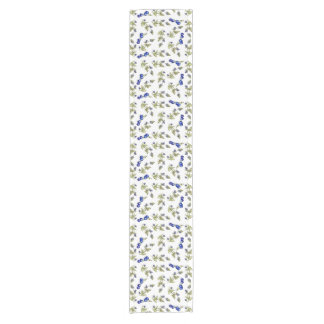 blueberries on vine table runner