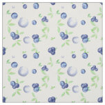Blueberries Pattern Fabric