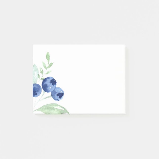 Blueberries Post-it Notes (Front)