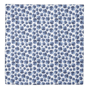 Blueberries Print Fruit Pattern Duvet Cover