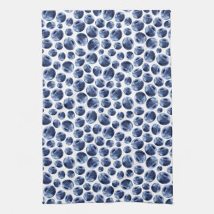 Blueberries Print Fruit Pattern Kitchen Towel