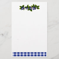 Blueberries Stationery
