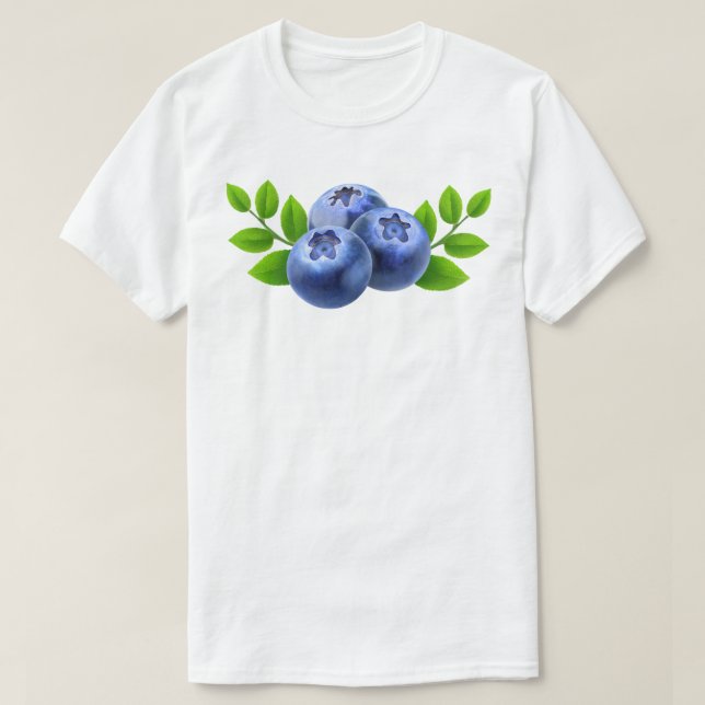 Blueberries T-Shirt (Design Front)