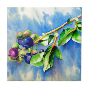 Blueberries Tile
