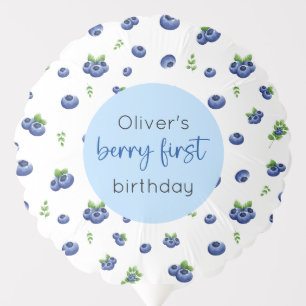 Blueberry 1st Birthday Berry First Balloon