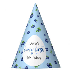 Blueberry 1st Birthday Berry First Party Hat