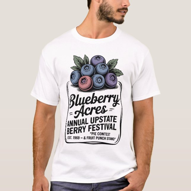 Blueberry Acres T-Shirt (Front)