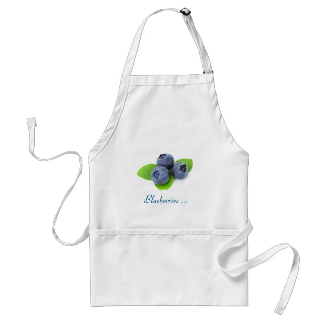 Blueberry Adult Apron (Front)