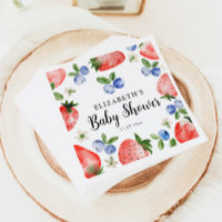 Blueberry and Strawberry Baby Shower