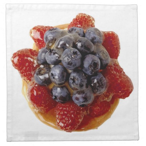 Blueberry and Strawberry Tart Cocktail Napkins