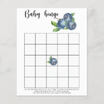 Blueberry - Baby shower bingo game