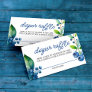 Blueberry Baby Shower Diaper Raffle Enclosure Card