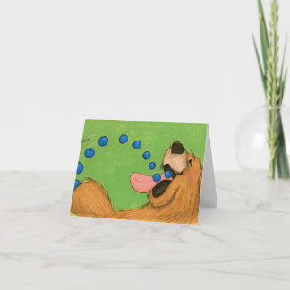 Blueberry Bear / Note Card