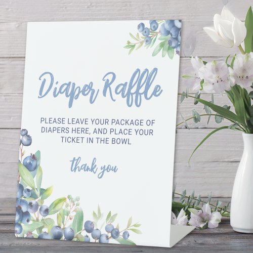 Blueberry Berry Sweet Baby Shower Diaper Raffle