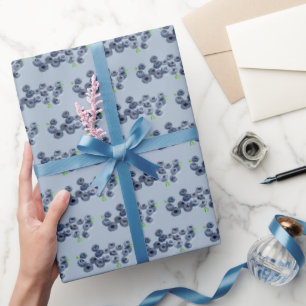 Blueberry Berry Sweet Birthday Party fruit Summer Wrapping Paper