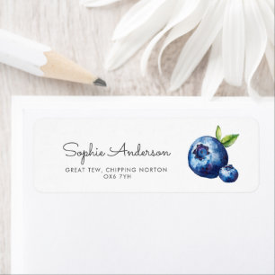 Blueberry Berry Sweet Summer Label