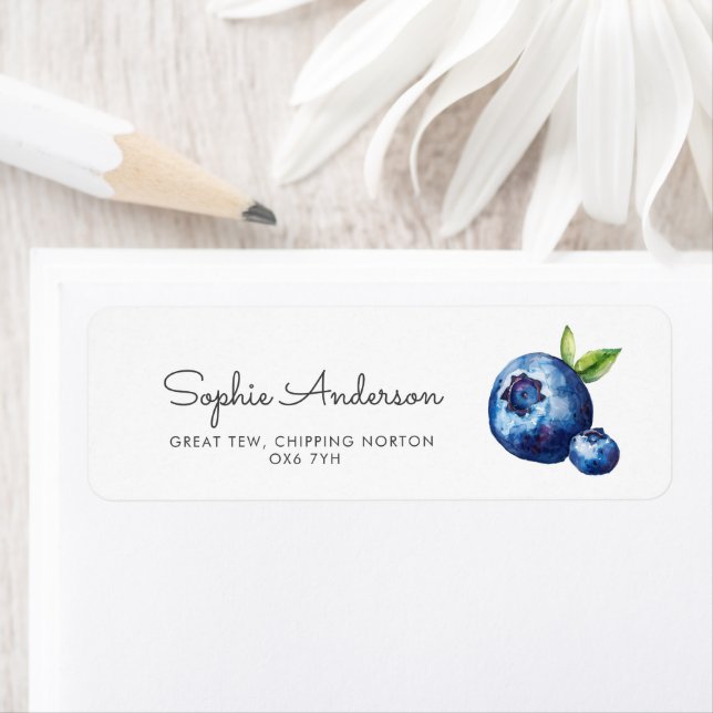 Blueberry Berry Sweet Summer  Label (Insitu)