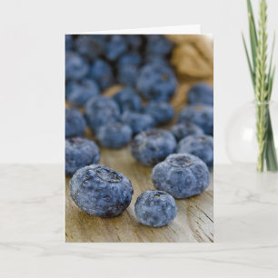 Blueberry Birthday Card