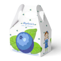 Blueberry Birthday  Favor Boxes