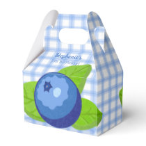 Blueberry Birthday Favor Boxes