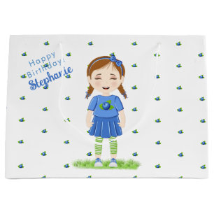 Blueberry Birthday  Large Gift Bag