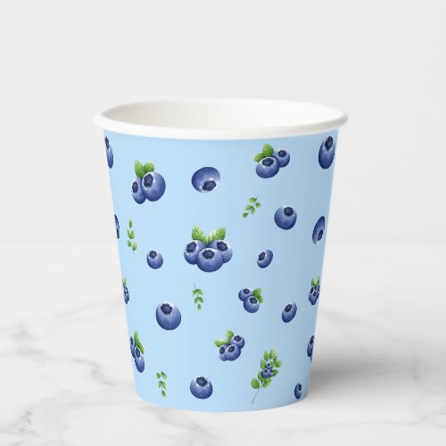 Blueberry Birthday Paper Cups