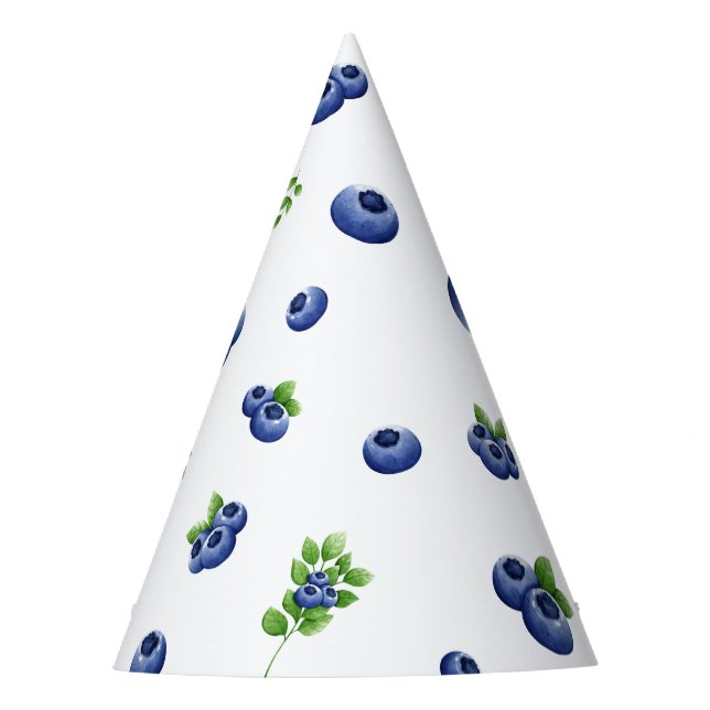 Blueberry Birthday Party Hat (Front)