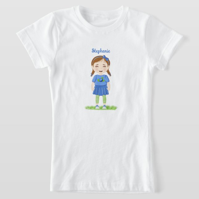 Blueberry Birthday T-Shirt (Laydown)