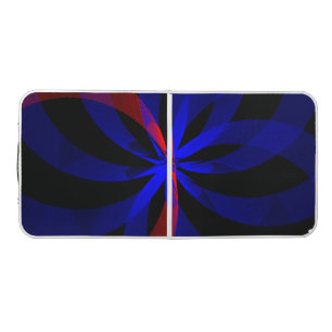 Blueberry Blue Center Accent Ping Pong Table