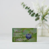 Blueberry Business Card (Standing Front)