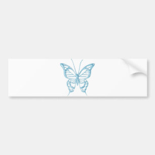 Blueberry Butterfly Bumper Sticker..! Sticker