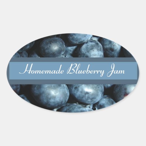 Blueberry Canning Label