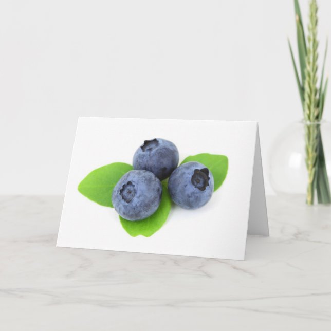 Blueberry Card (Front)
