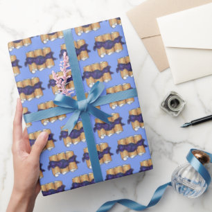 Blueberry Cheese Blintz Blintzes Jewish Deli Food Wrapping Paper