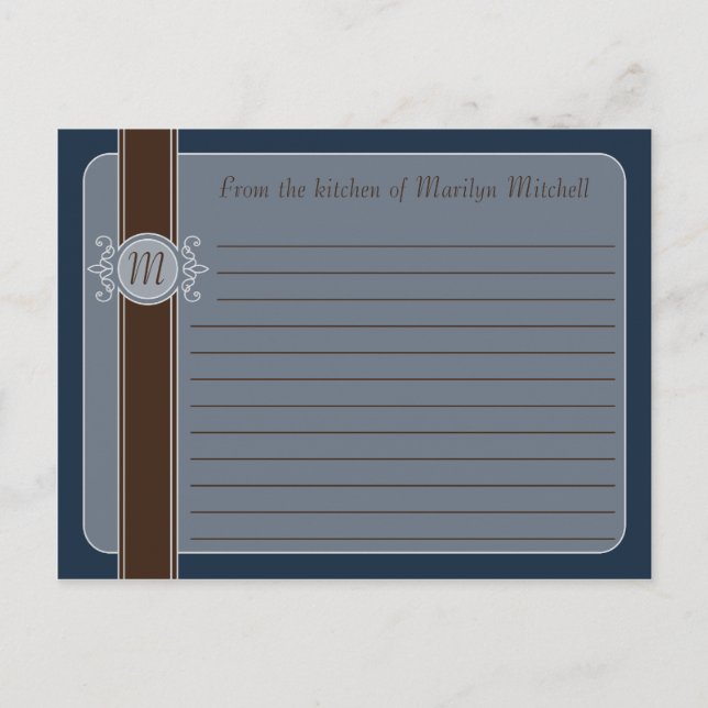 Blueberry Classic Harvest Recipe Cards (Front)