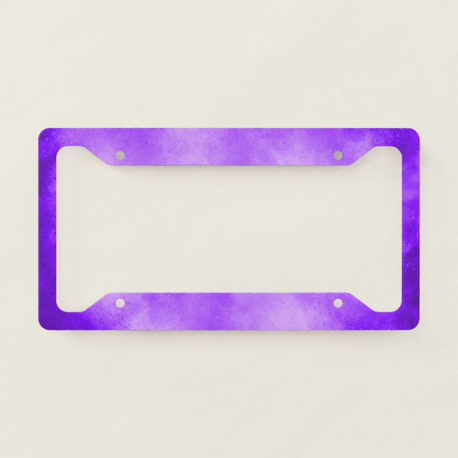 Blueberry Clouds  License Plate Frame (Front)