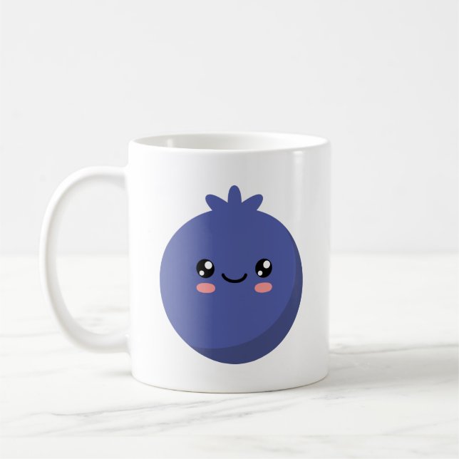 Blueberry Coffee Mug (Left)