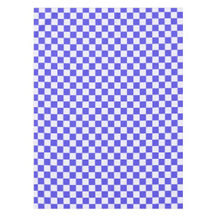 Blueberry cream checkered pattern tablecloth