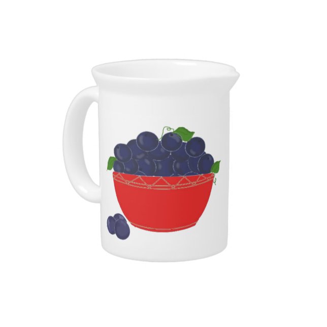Blueberry Delight Drink Pitcher (Left)