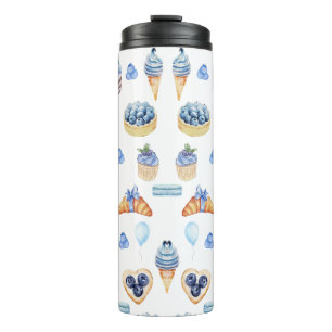 Blueberry Dessert Lover’s Thermal Tumbler