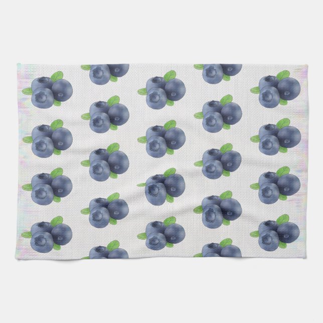 blueberry dishcloth kitchen towel (Horizontal)