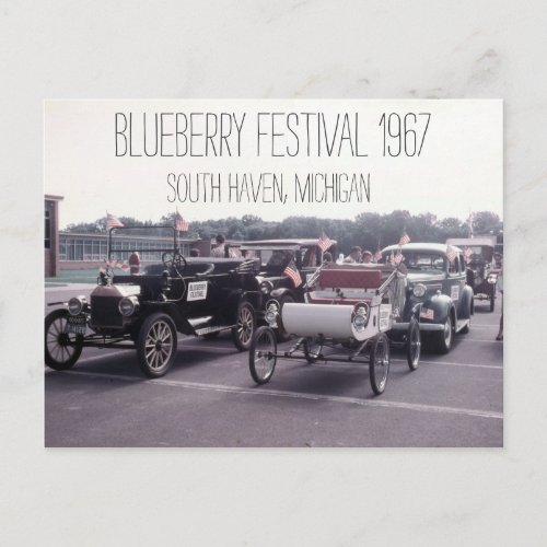 Blueberry Festival South Haven Michigan Postcard