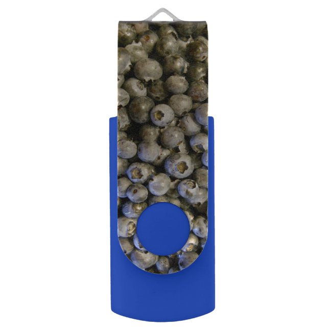 Blueberry Flash Drive (Back (Vertical))