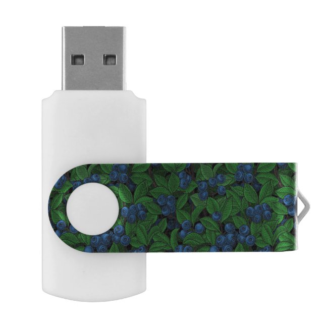 Blueberry Flash Drive (Opened)