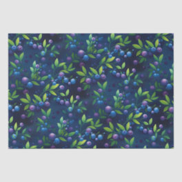 Blueberry Forest Pattern Tissue Paper