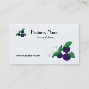 Blueberry Fruit Business Card