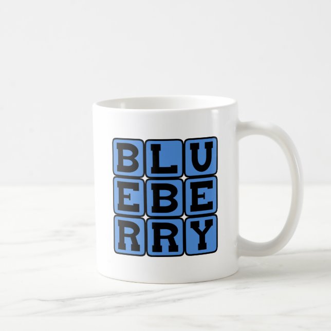 Blueberry, Fruit Coffee Mug (Right)